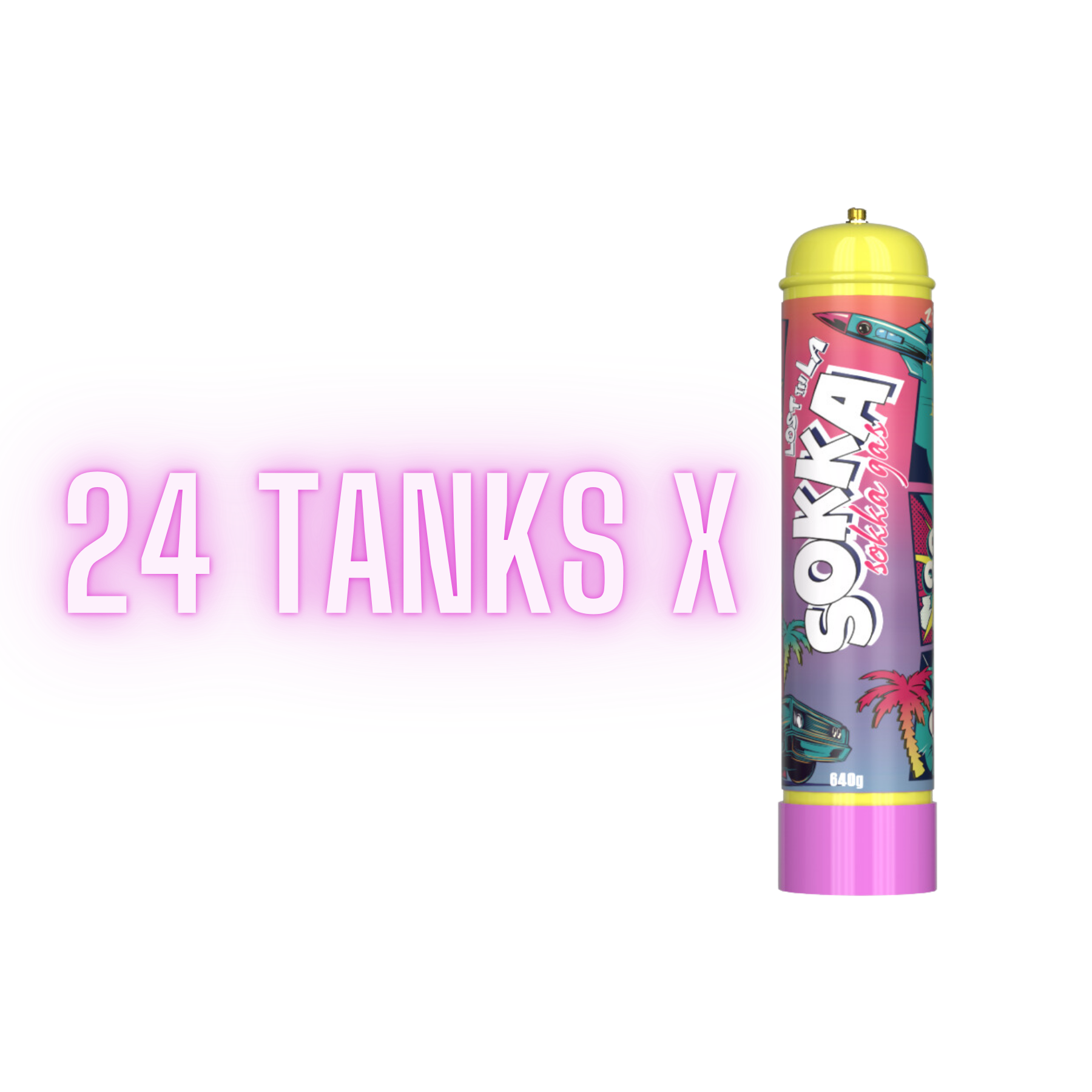 1.1L SOKKA Tank Cream Chargers With 640g of Food Grade N2O Nangs Melbourne